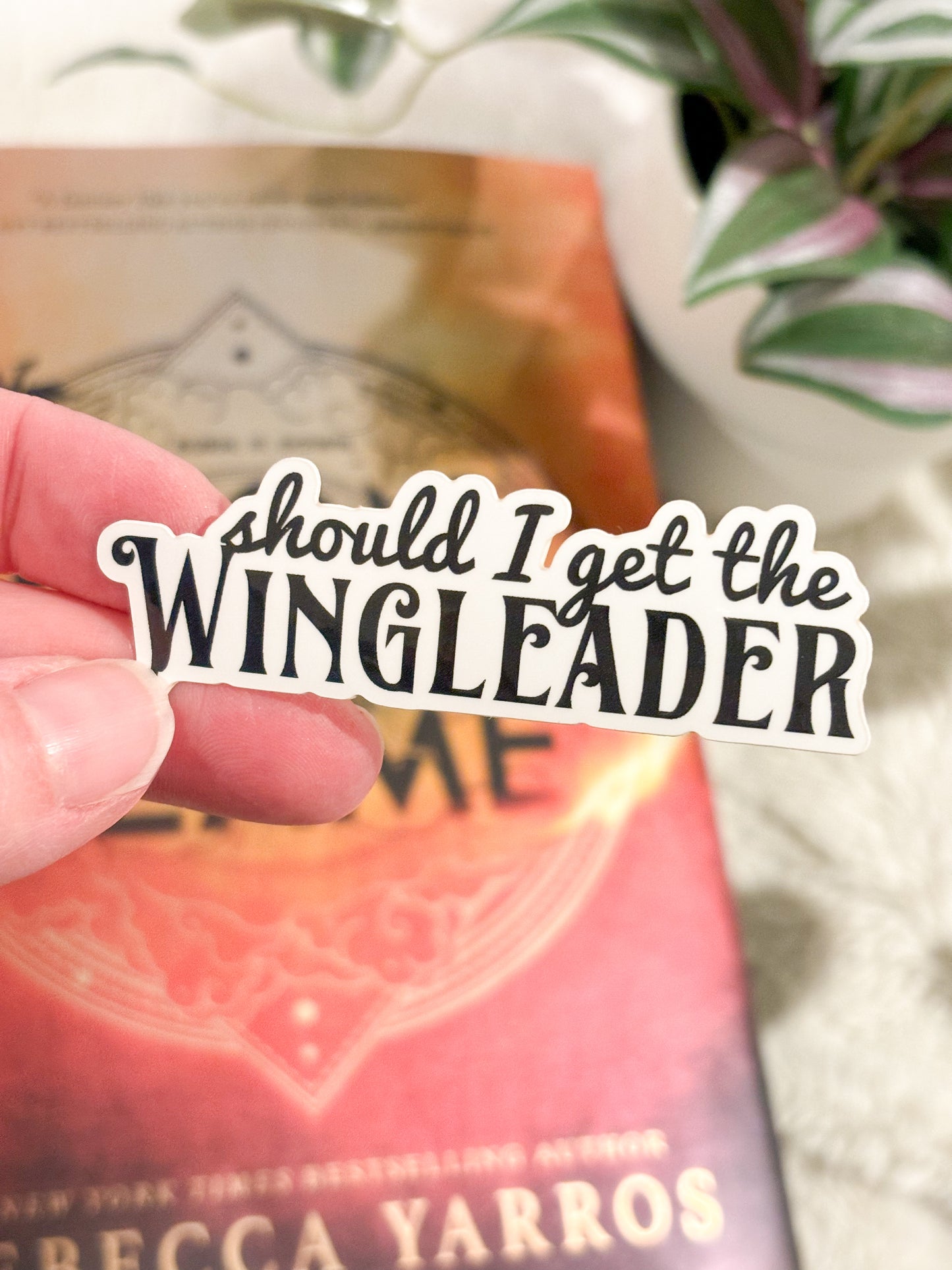 Fourth Wing | Should I get the Wingleader | Bookish | Sticker
