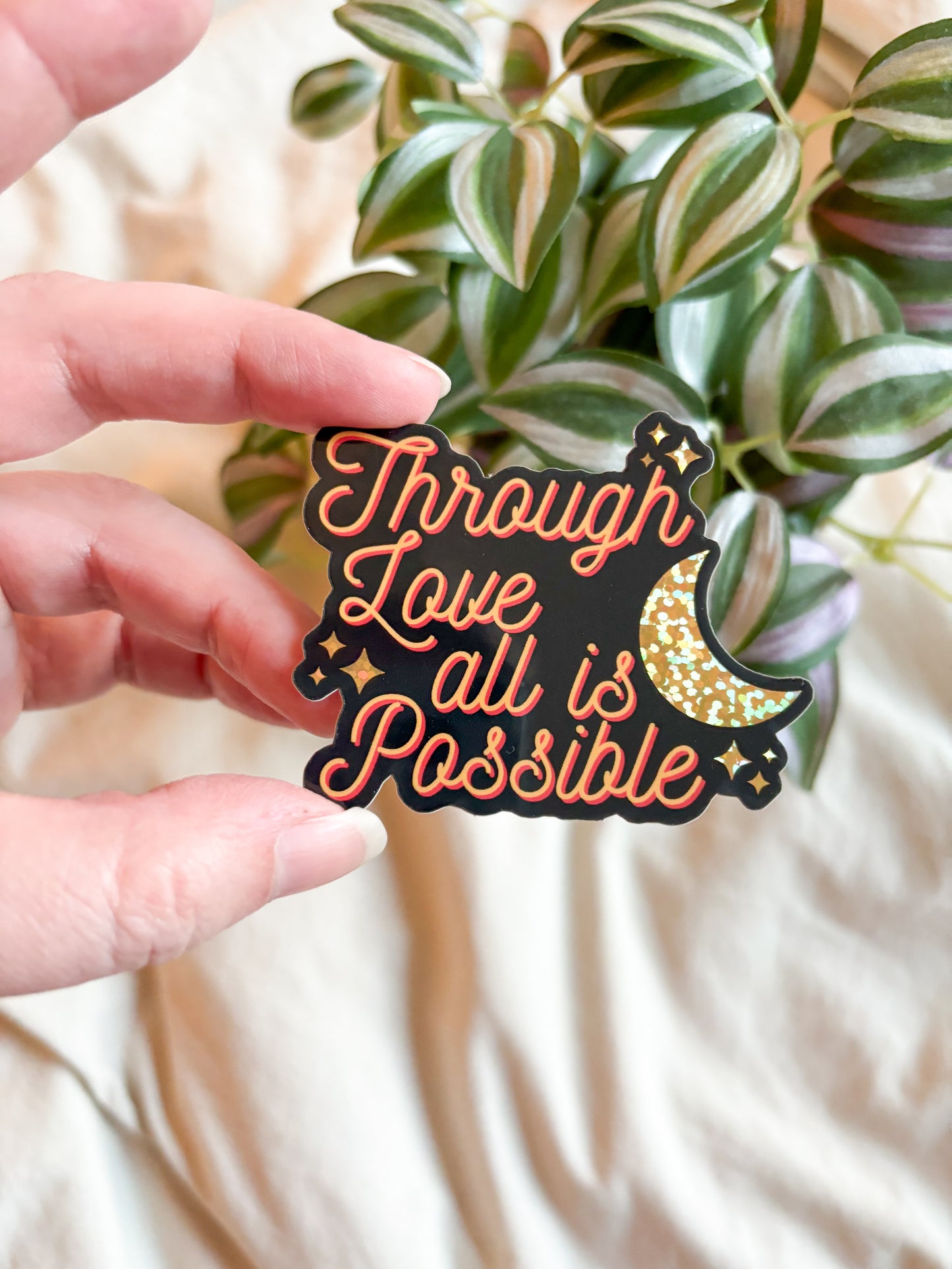 Crescent City | Through Love all is Possible | Bookish | Sticker
