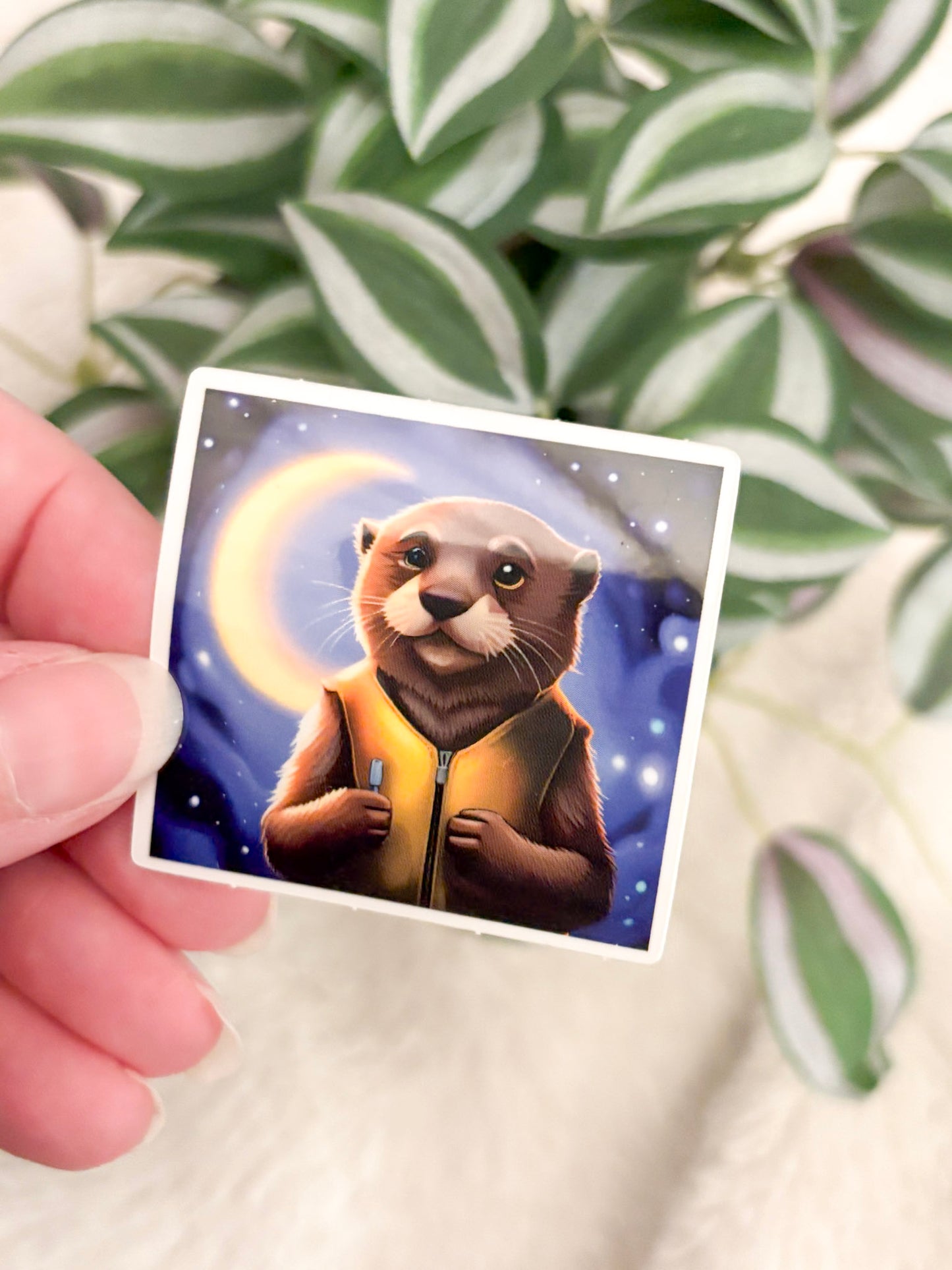 Crescent City Postal Otter Sticker