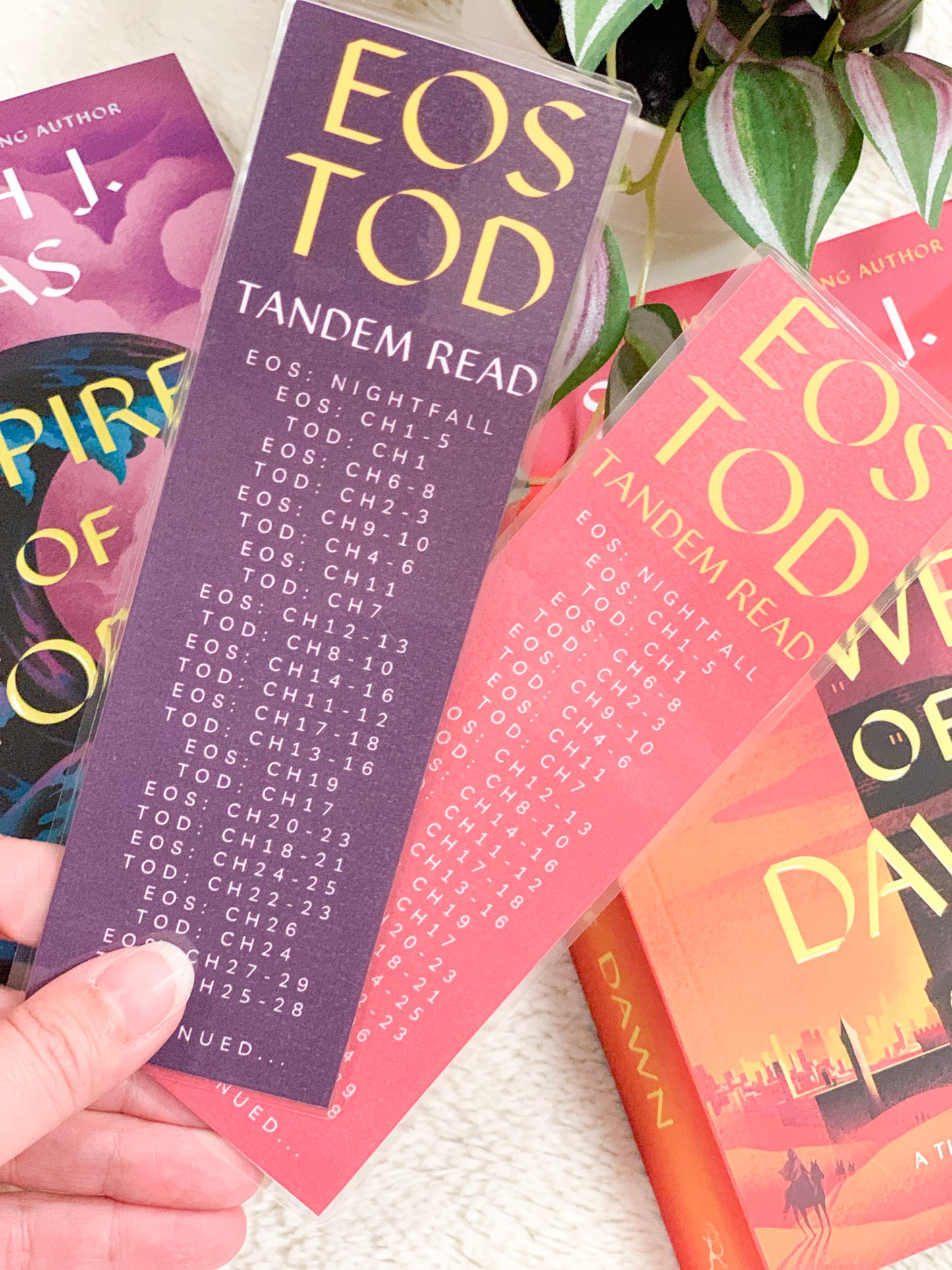 Throne of Glass EOS and TOD Tandem Read Bookmarks (Set of 2)