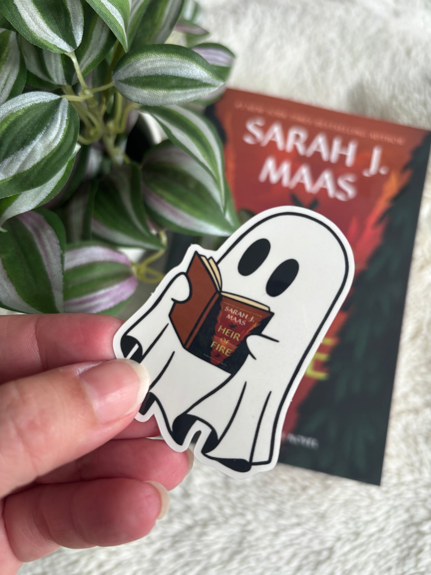 Throne of Glass | Ghost | Bookish | Sticker