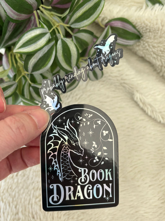 Dragon Reader | Bookish | Sticker