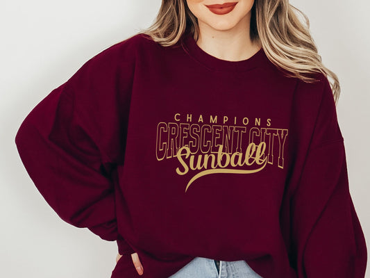 Crescent City Sunball | Bookish | Crewneck Sweatshirt