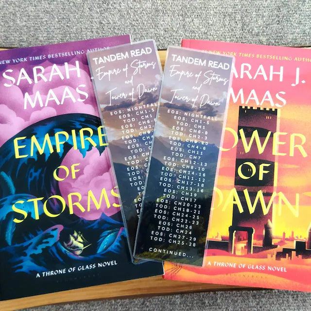 Throne of Glass EOS and TOD Tandem Read Bookmarks (Set of 2)