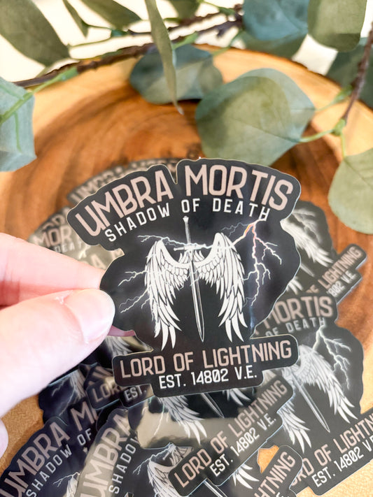 Crescent City Umbra Mortis | Bookish | Sticker