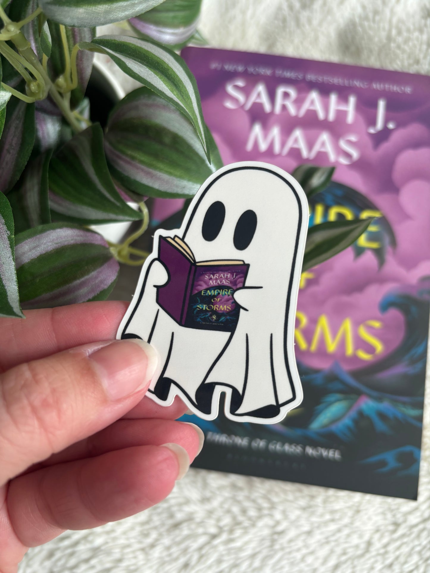 Throne of Glass | Ghost | Bookish | Sticker
