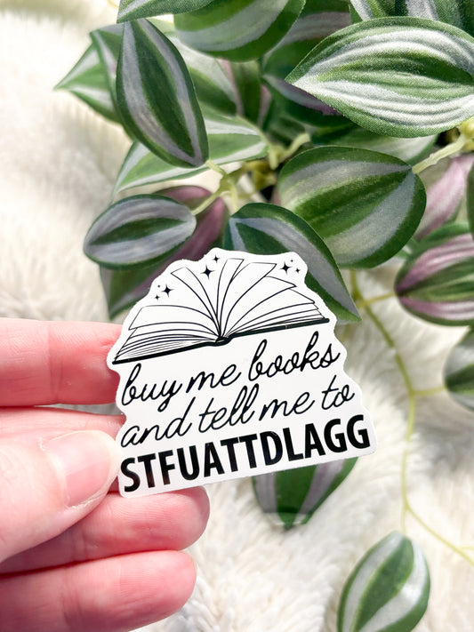 STFUATTDLAGG | Bookish | Sticker