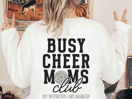 Busy Cheer Moms Club | Sport | Crewneck Sweatshirt